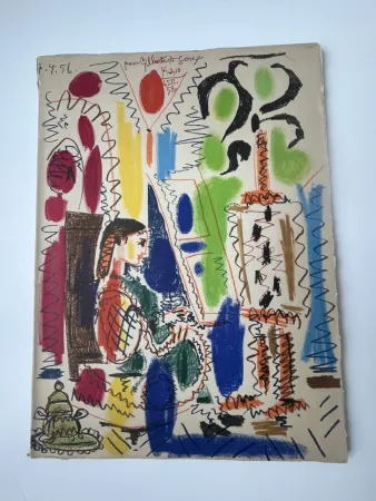 Lithografie Picasso - L' atelier de Cannes 