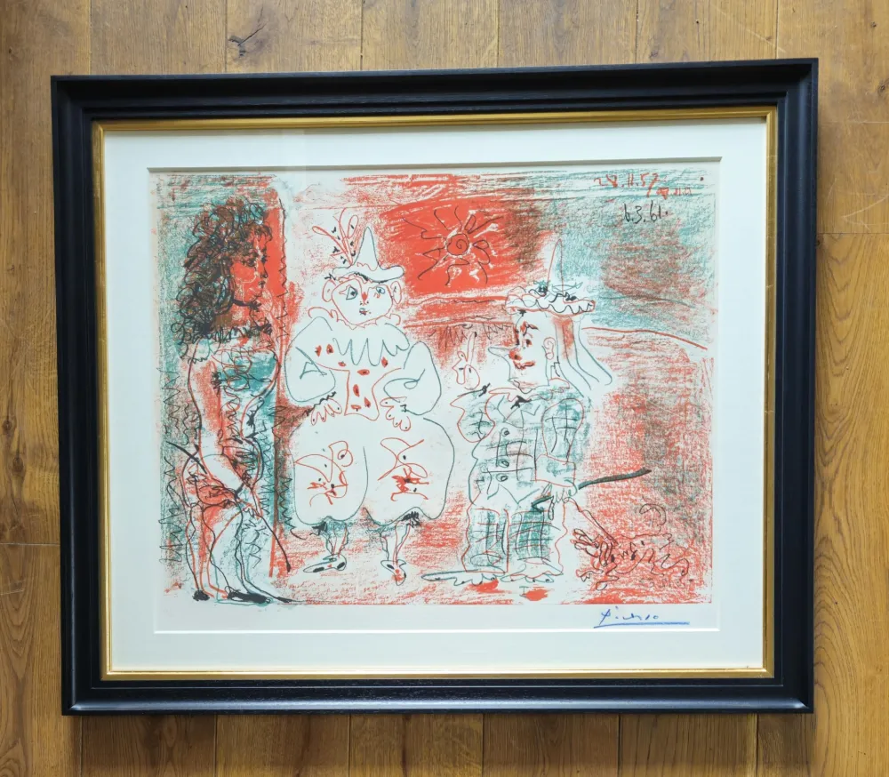 Lithografie Picasso - L’ Ecuyere et les clown