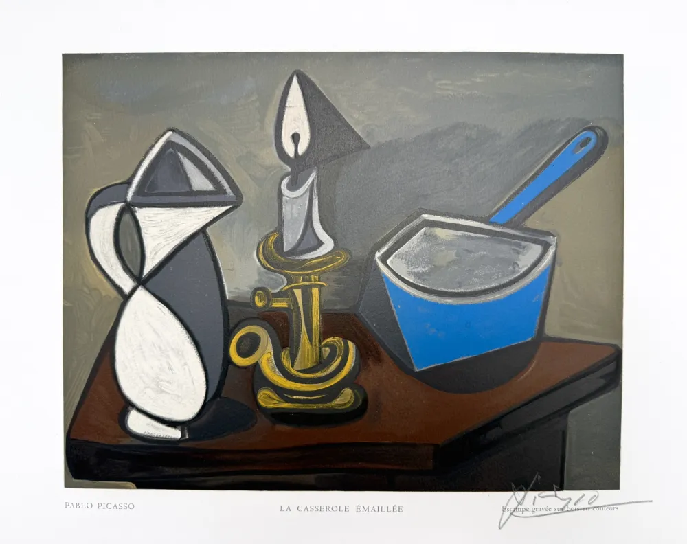 Houtsnede Picasso - La Casserole Émaillée