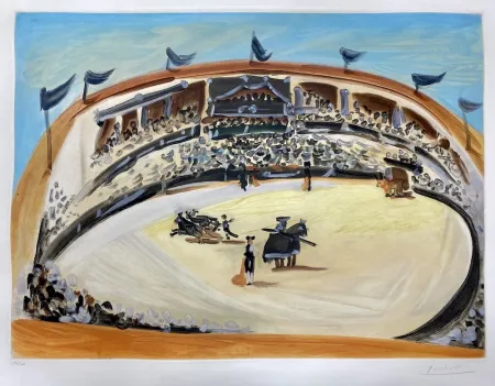 Aquatint Picasso - La Corrida