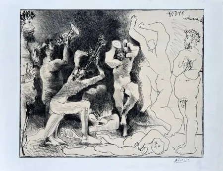 Lithografie Picasso - La Danse des Faunes