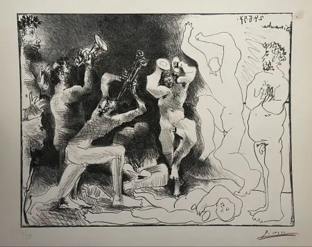 Lithografie Picasso - La danse des faunes 1957