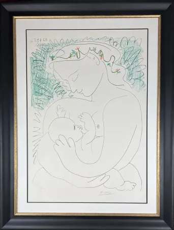 Lithografie Picasso - La Grande Maternité