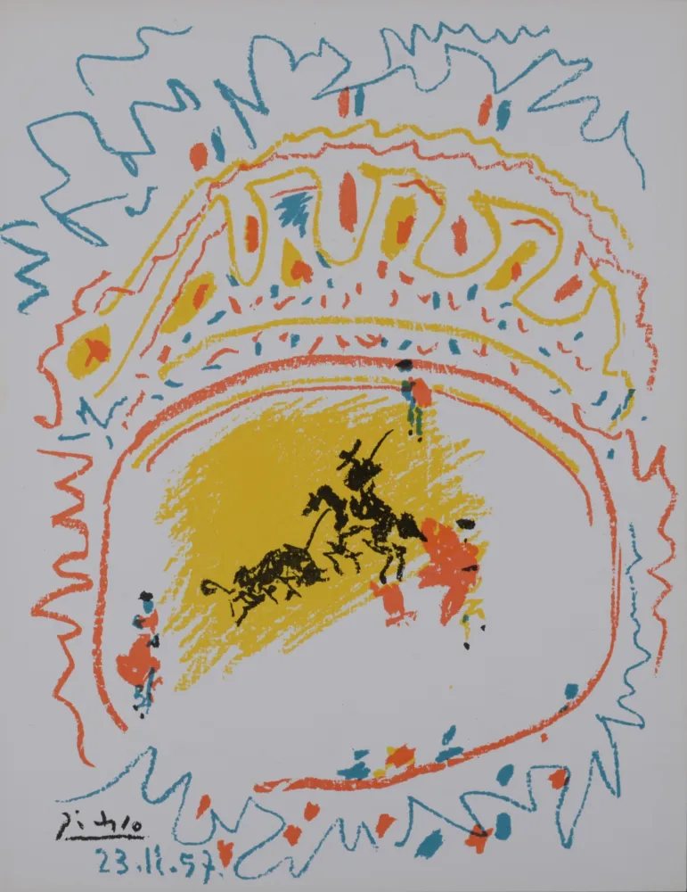 Lithografie Picasso - La petite corrida, 1958
