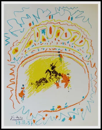 Lithografie Picasso - La Pique (Corrida) 