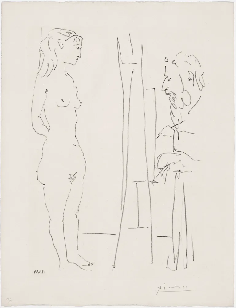 Lithografie Picasso - La Pose Nue