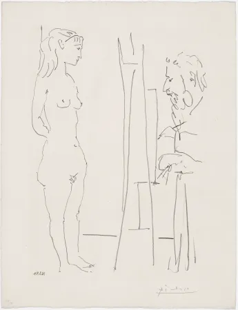 Lithografie Picasso - La Pose Nue