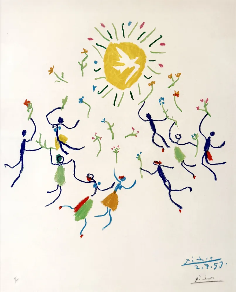 Lithografie Picasso - La ronde de la jeunesse