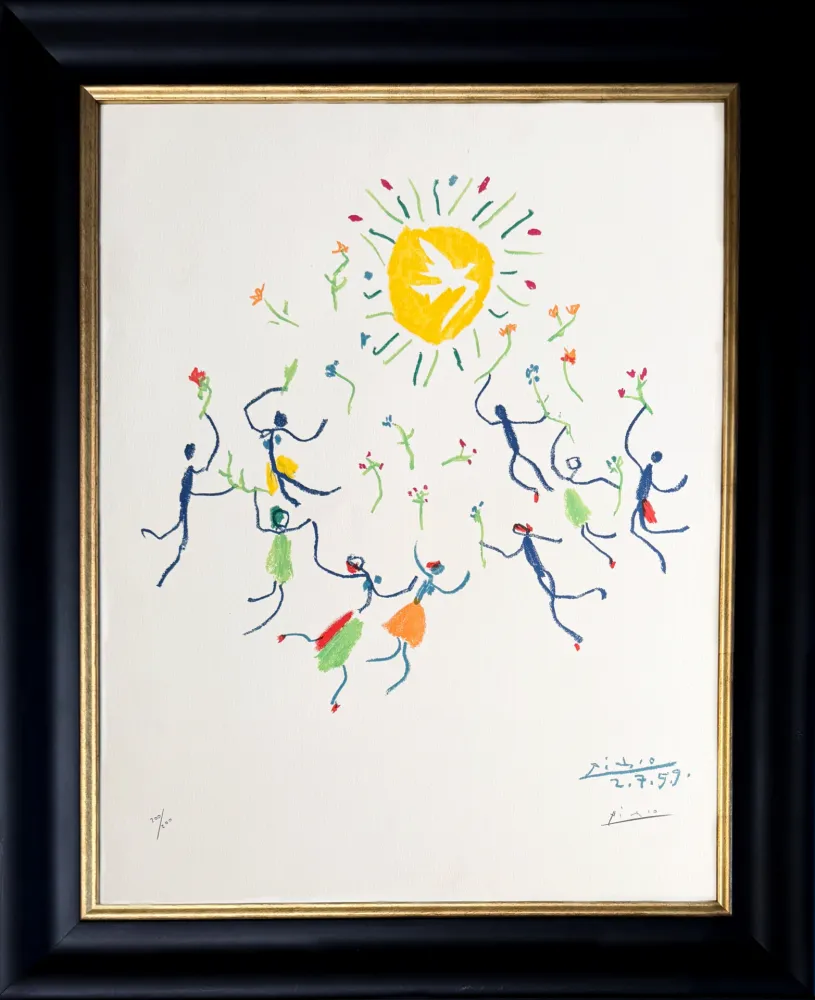 Lithografie Picasso - La Ronde de l'amitié