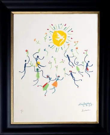 Lithografie Picasso - La Ronde de l'amitié