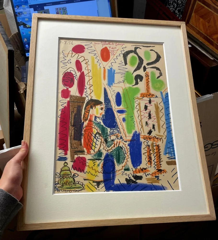 Lithografie Picasso - L'atelier de Cannes 1956
