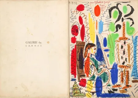 Lithografie Picasso - L'atelier de Cannes 1958