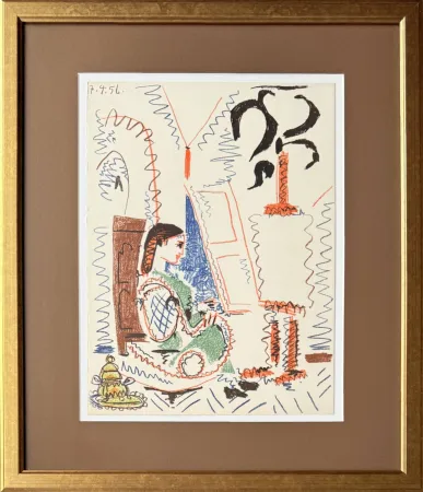 Lithografie Picasso - L'atelier de Cannes (The Cannes Studio)
