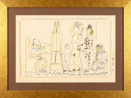 Ets Picasso - L'atelier du vieux peintre