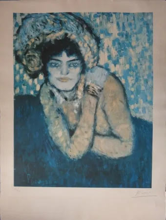 Lithografie Picasso - L'attente / The wait (Barcelone Suite)