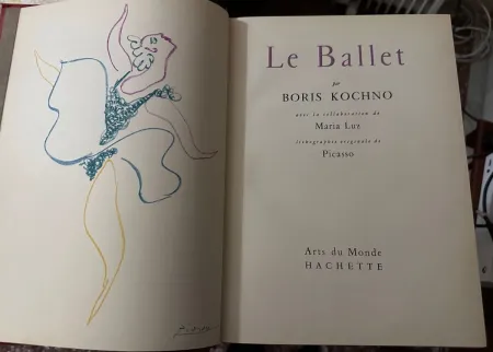 Lithografie Picasso - Le Ballet/Ballerina-Boris Kokhno 