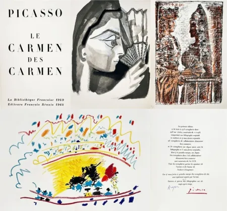 Geïllustreerd Boek Picasso - Le Carmen des Carmen