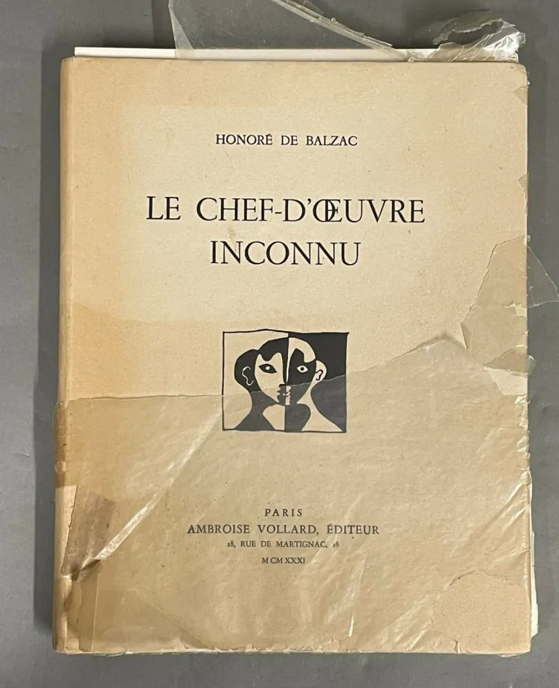 Houtsnede Picasso - Le Chef‑d’œuvre inconnu