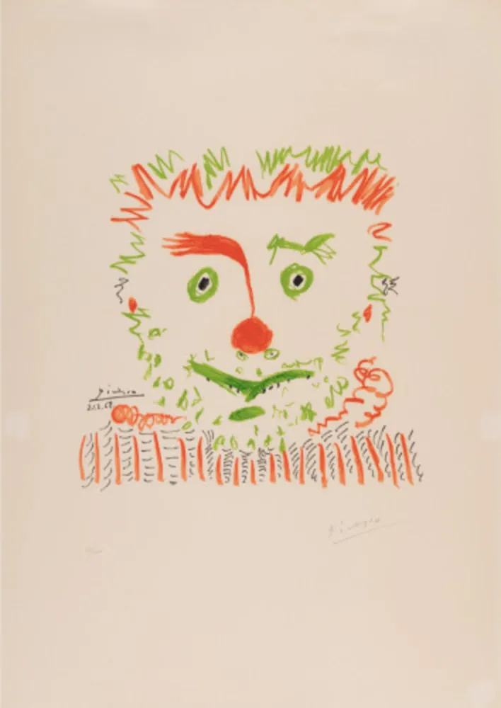 Lithografie Picasso - Le Clown