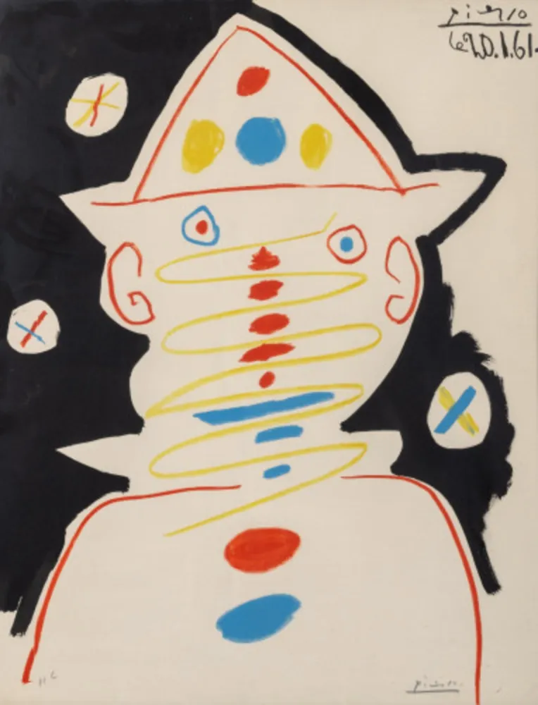 Lithografie Picasso - Le Clown
