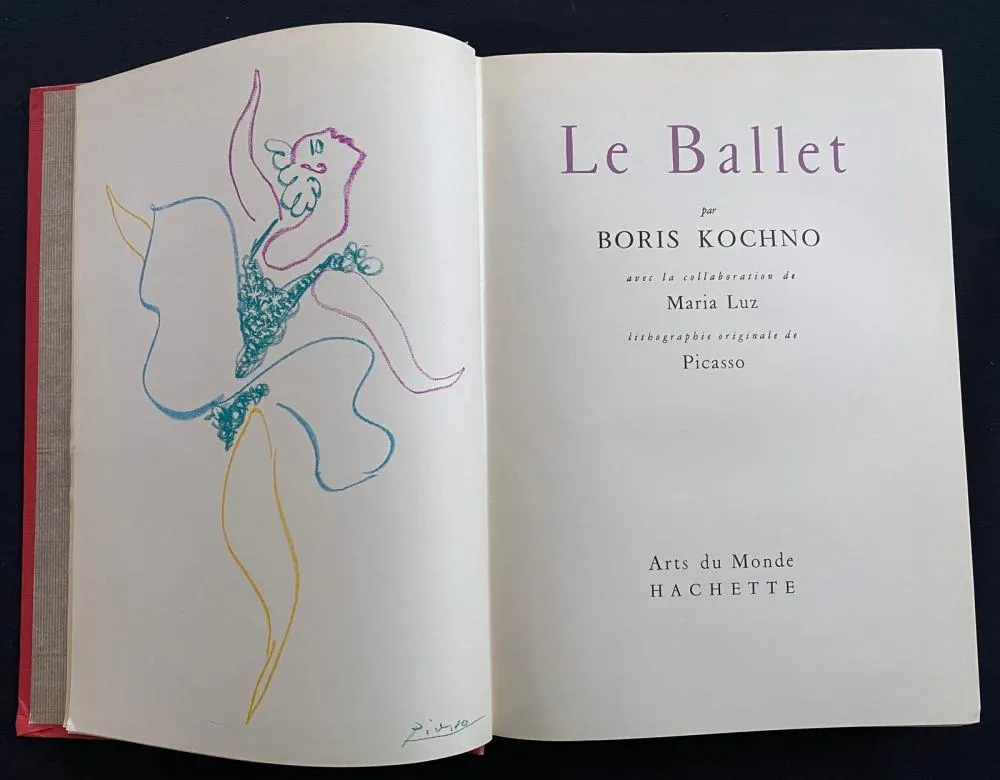 Geïllustreerd Boek Picasso - Le Danseuse/Le Ballet/Ballerina 