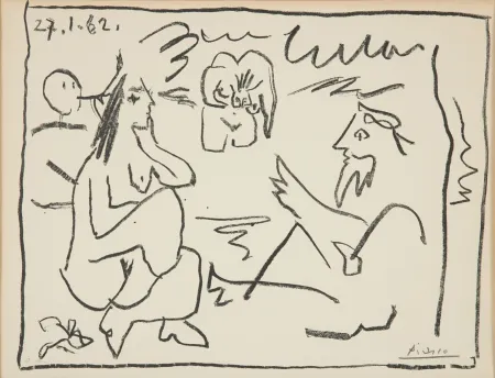 Lithografie Picasso - Le Déjeuner sur l’herbe (Les Déjeuners) Épreuves d’Artiste