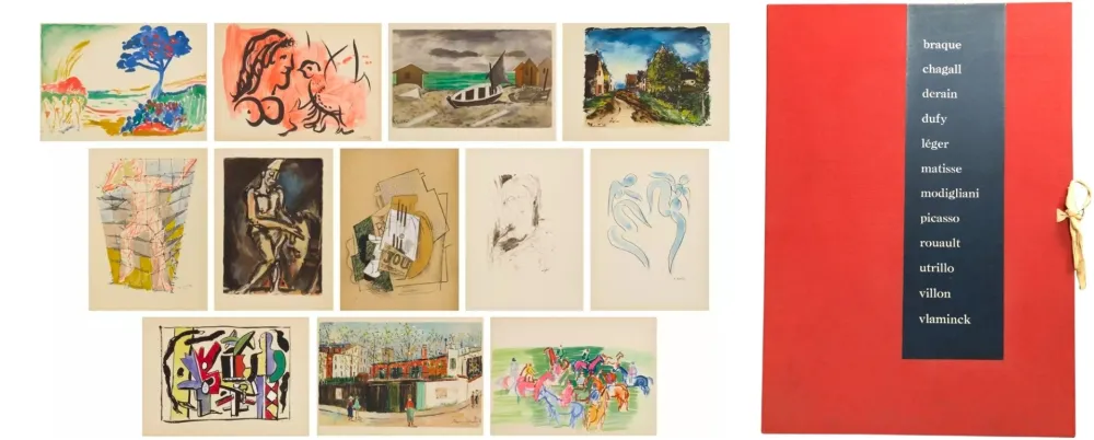 Geïllustreerd Boek Picasso - Le douze Contemporains-Portfolio 