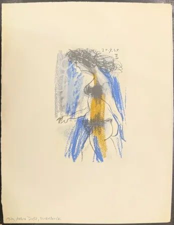 Lithografie Picasso - Le goût du bonheur. Trois carnets d`atelier. 1970.