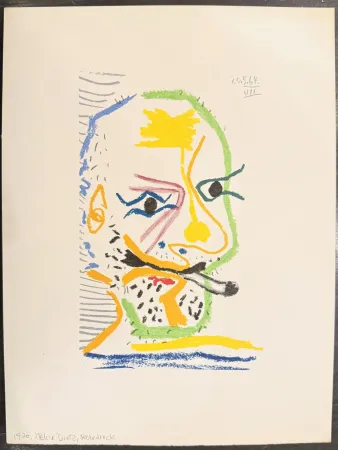 Lithografie Picasso - Le goût du bonheur. Trois carnets d`atelier. 1970.