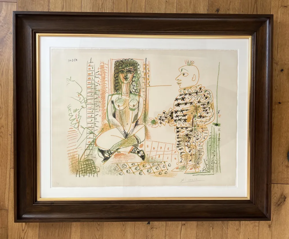 Lithografie Picasso - Le Peintre et son Modèle