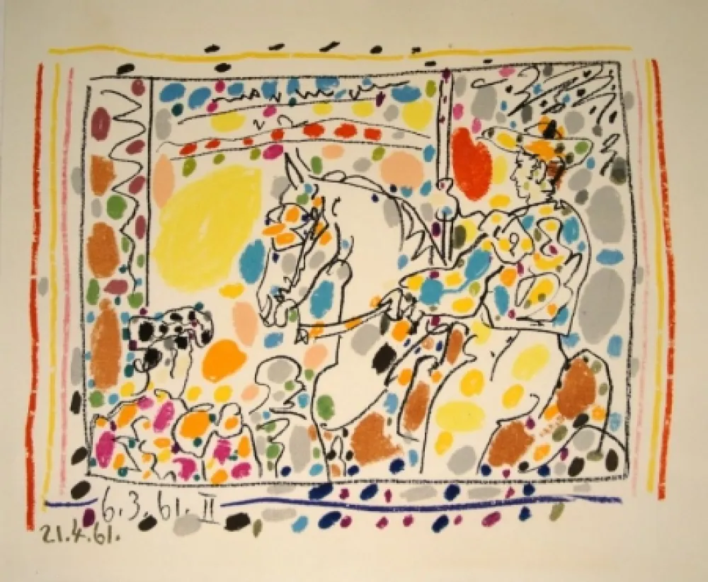 Lithografie Picasso - Le picador II
