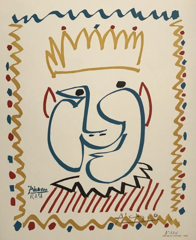Lithografie Picasso - Le Roi du Carnaval