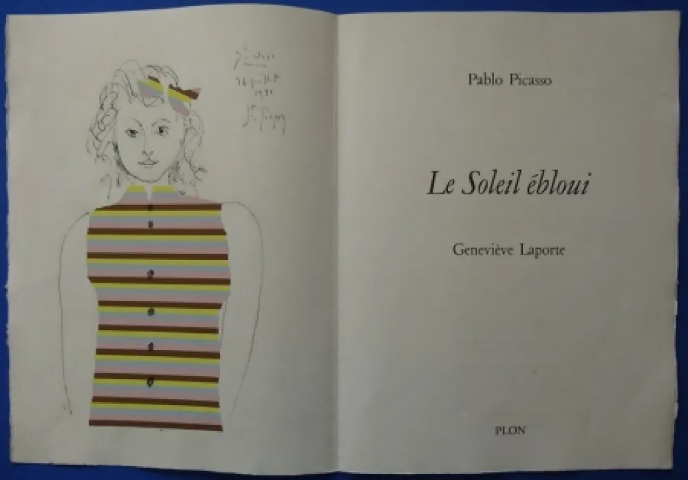 Geïllustreerd Boek Picasso - Le soleil ebloui