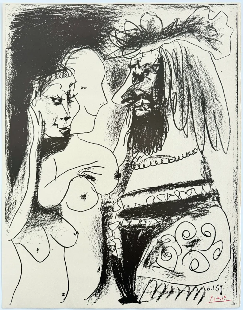 Geen Techniek Picasso - Le vieux Roi (Old King)