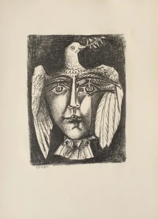 Lithografie Picasso - Le Visage de la Paix (B. 687)