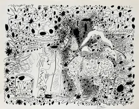 Lithografie Picasso - L'écuyère