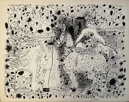 Lithografie Picasso - L'Ecuyère - 1960