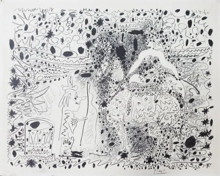 Lithografie Picasso - L’Écuyère (The Horsewoman)