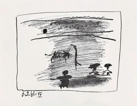 Lithografie Picasso - Les Banderillas