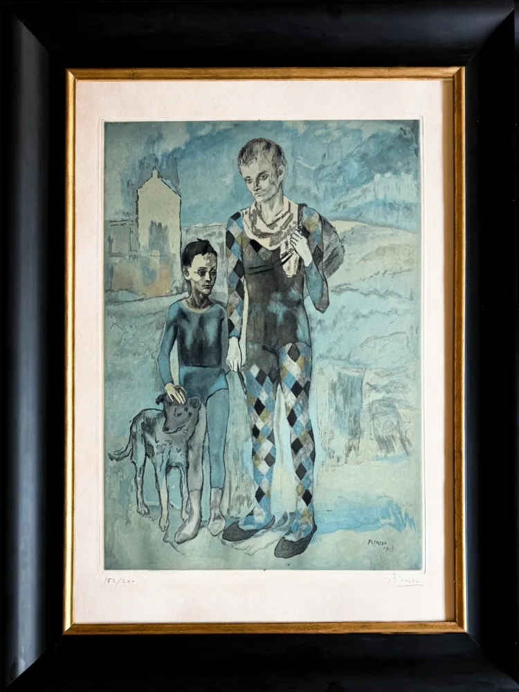 Gravure Picasso - Les Saltimbanques