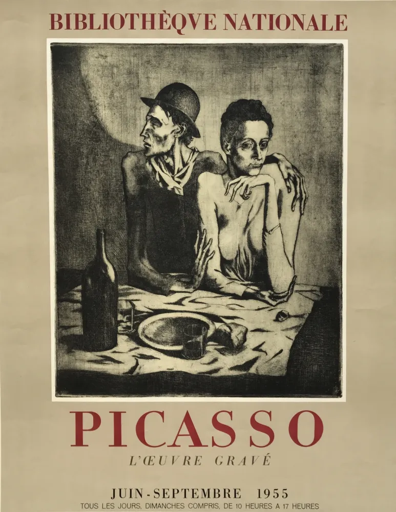 Lithografie Picasso - L'Oeuvre Grave - Bibliotheque Nationale