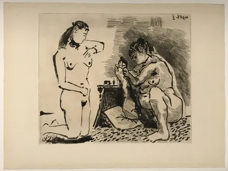 Droge Naald Picasso - Maison Close: La Toilette II