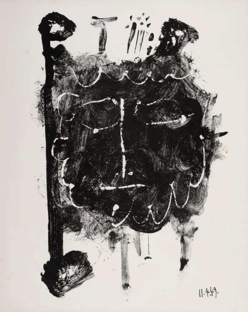 Lithografie Picasso - Masque de Cendre #1, 1949