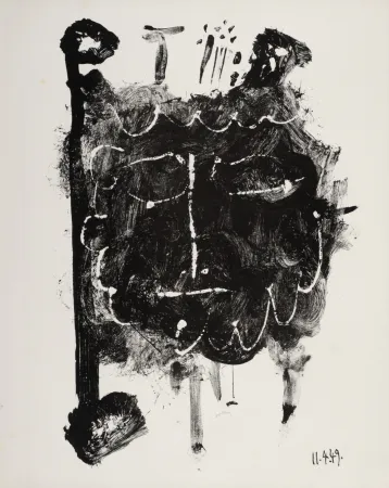 Lithografie Picasso - Masque de Cendre #1, 1949