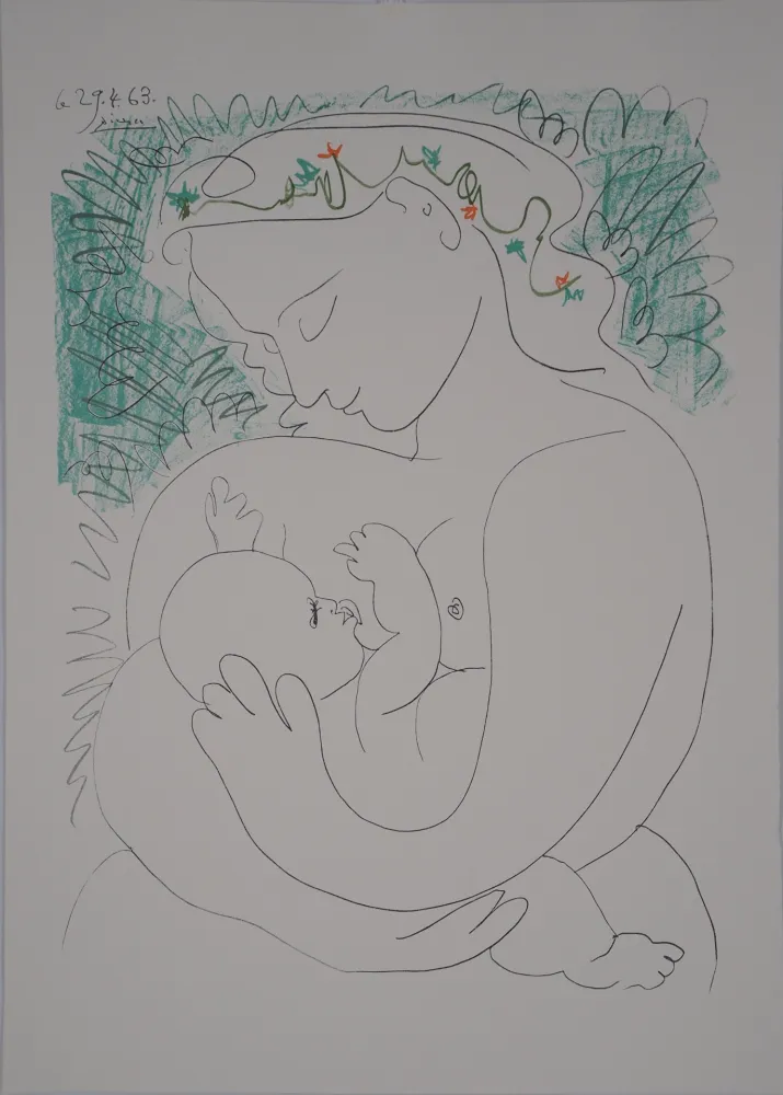 Lithografie Picasso - Maternité, grand modèle