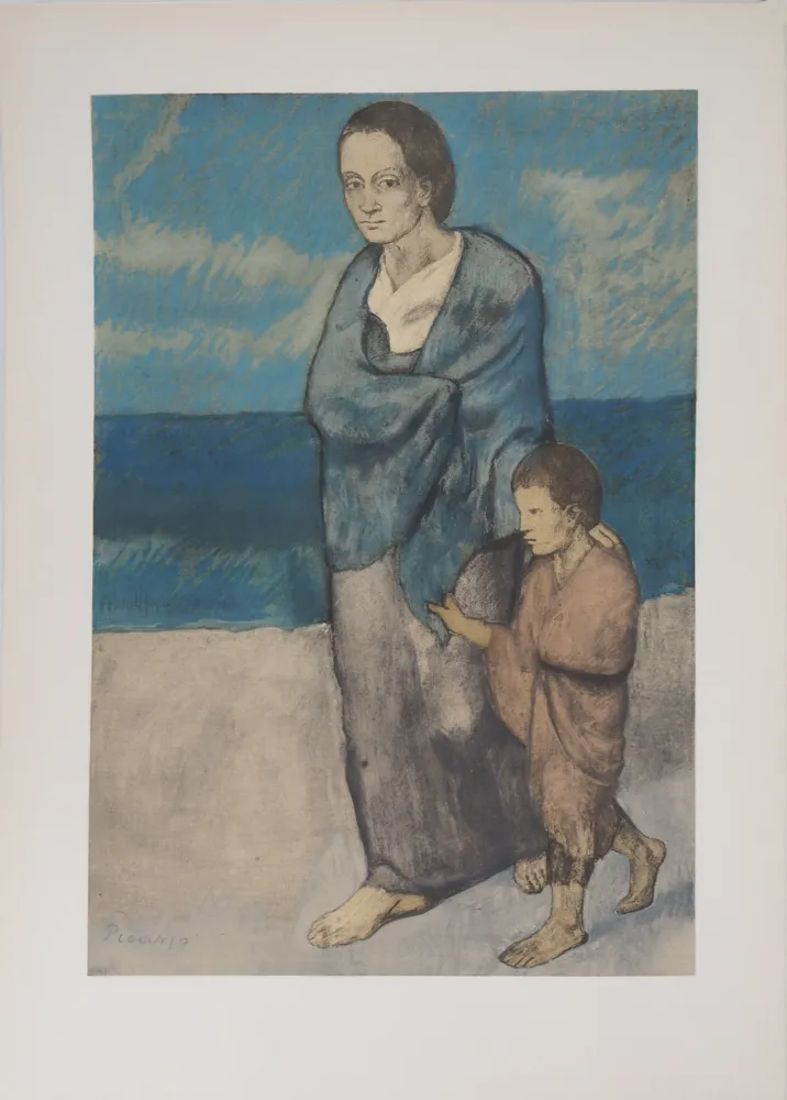 Lithografie Picasso - Mère et enfant