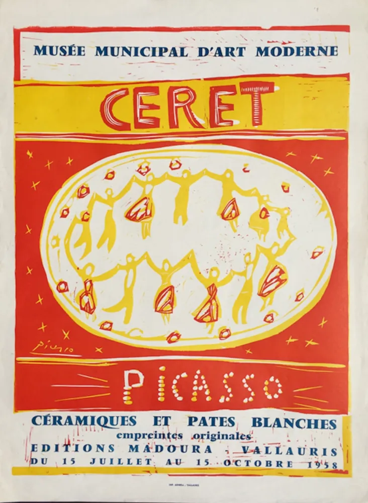 Linosnede Picasso - Musee Municipal D’art Moderne Ceret (B. 1283)