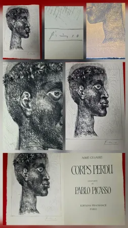 Lithografie Picasso - Negre Negre Negre - Corps Perdu Signed