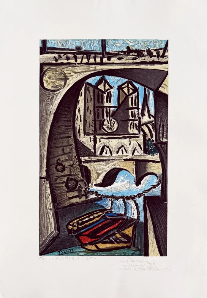 Lithografie Picasso - Notre Dame