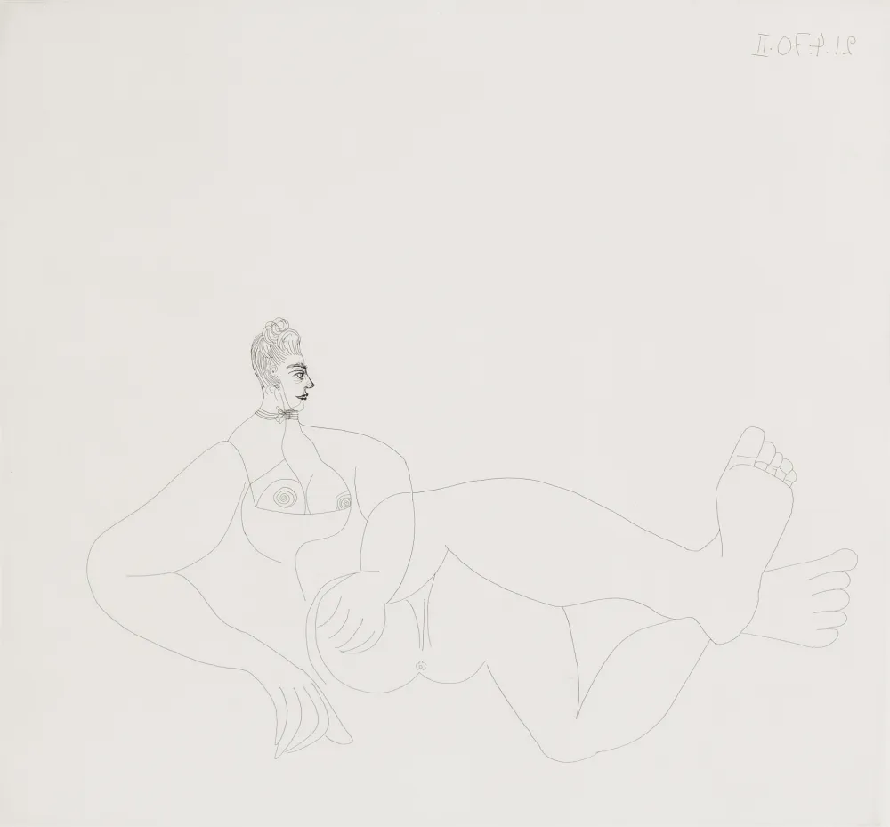 Ets Picasso - Odalisque au collier de chien